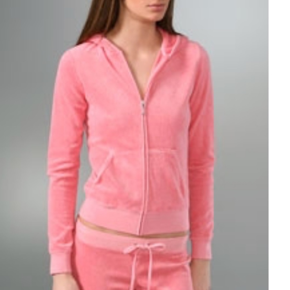 SALE SALE Juicy couture terry hoodie. Pink. Medium
